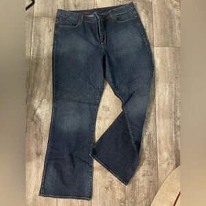 Heritage Flare Blue Wide Leg Jeans